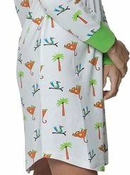 Happy Pyjamas Happy Pyjama's Dames Nachthemd Met Lange Mouwen Maat: 'M' (XS-XXL) - Superleuke Nachtjapon In Het Thema "Jungle" - Comfortabel En Van Premium Kwaliteit -Pyjama-S-Dames Winkel 183x840