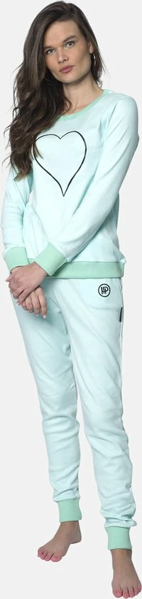 Happy Pyjamas Groene Dames Pyjama Van Happy Pyjama's - Comfortabele Groene Pyjama Met Een Moderne Pasvorm - Maat XL (S T/m XL) 7 Happy Pyjamas Groene Dames Pyjama Van Happy Pyjama's - Comfortabele Groene Pyjama Met Een Moderne Pasvorm - Maat XL (S T/m XL) - Afbeelding 7