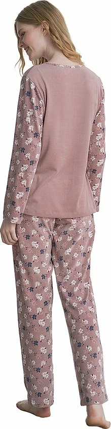 Pijadore - Dames Pyjama Set, Lange Mouwen, Roze - L 2 Pijadore - Dames Pyjama Set, Lange Mouwen, Roze - L - Afbeelding 2