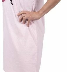 Amantes Dames Nachthemd Katoen Roze - Korte Mouw Ronde Hals - Maat M -Pyjama-S-Dames Winkel 229x840 3