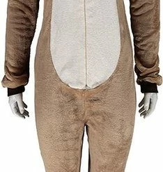 Apollo | Kerst Onesie | Rendier | Multi Bruin | Maat S/M | Kerst Pyjama | Kerst Onesie Volwassenen | Rendier Onesie