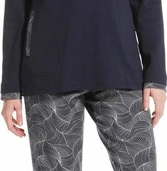 Pastunette - Winter Bloom - Pyjamaset - Blauw - Maat 42 -Pyjama-S-Dames Winkel 241x840 5