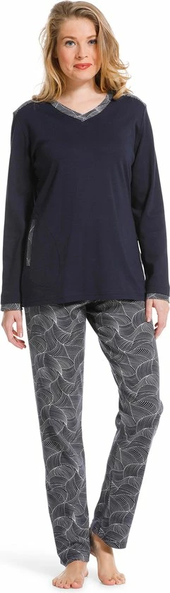 Pastunette - Winter Bloom - Pyjamaset - Blauw - Maat 40 3 Pastunette - Winter Bloom - Pyjamaset - Blauw - Maat 40 - Afbeelding 3