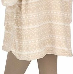 Apollo Oversized Hoodie Dames | Noorse Print | Beige | Effen | One Size | Hoodie Dames | Hoodie Deken -Pyjama-S-Dames Winkel 243x840 1