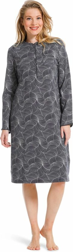 Pastunette - Winter Bloom - Nachthemd - Blauw - Maat 42 2 Pastunette - Winter Bloom - Nachthemd - Blauw - Maat 42 - Afbeelding 2