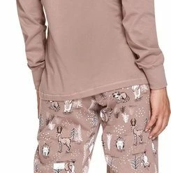 Doctor Nap Katoenen Pyjama Dames Volwassenen | Lange Mouw Lange Broek | Winter Pyama Dames Volwassenen | Matching Gezin Pyjama | Better Together PM.4340 M -Pyjama-S-Dames Winkel 245x840 3