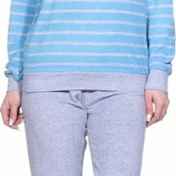 Normann Badstof Dames Pyjama Relax 67251 - Blauw - XL 48/50