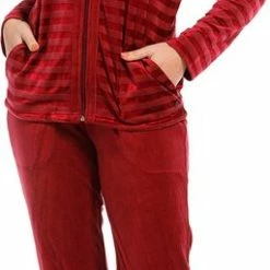 Pastunette De Luxe Pastunette Dames Huispak - Rood - Maat 44