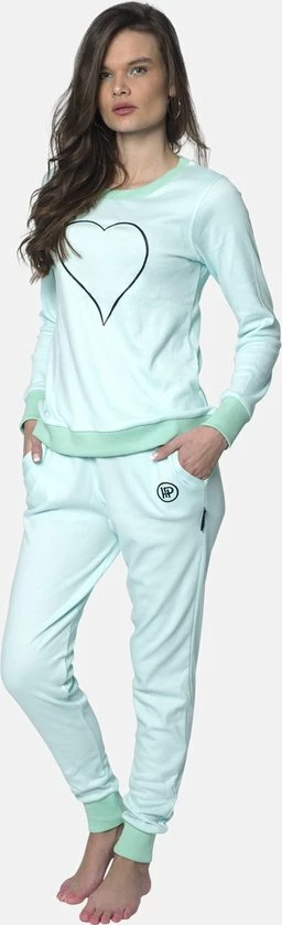 Happy Pyjamas Groene Dames Pyjama Van Happy Pyjama's - Comfortabele Groene Pyjama Met Een Moderne Pasvorm - Maat L (S T/m XL) 7 Happy Pyjamas Groene Dames Pyjama Van Happy Pyjama's - Comfortabele Groene Pyjama Met Een Moderne Pasvorm - Maat L (S T/m XL) - Afbeelding 7