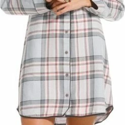 Rebelle Dames Nachthemd Flanel 11222-458-6 - Grijs - 42