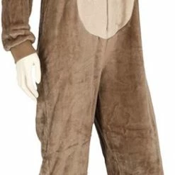 Apollo-sokken | Onesie Dames | Beren Onesie | Bruin | Maat L/XL | Onesie Volwassenen | Onesie Pyama