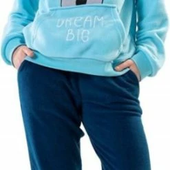 Vienetta Warme Winter Pyjama Dames Fleece | Lange Mouw Lange Broek | Blauw | Dames Pluche Huispak | Dikke Winterpyjama | Kangoeroe Sweatshirt XL -Pyjama-S-Dames Winkel 272x840