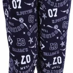 Marineblauwe-Bordeauxrode Pyjamaset Met Lange Mouwen En Broek - HARRY POTTER / S -Pyjama-S-Dames Winkel 275x840 4