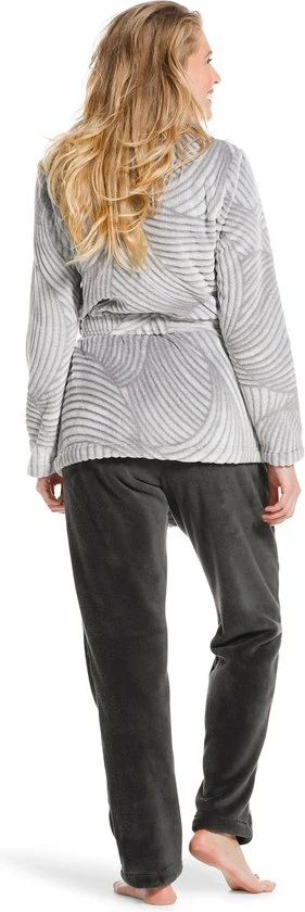 Pastunette - Winter Bloom - Huispak - Grijs - Maat 44 3 Pastunette - Winter Bloom - Huispak - Grijs - Maat 44 - Afbeelding 3