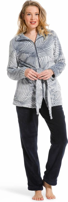 Pastunette - Winter Bloom - Huispak - Blauw - Maat 38 4 Pastunette - Winter Bloom - Huispak - Blauw - Maat 38 - Afbeelding 4