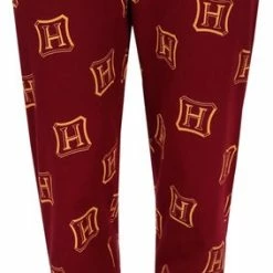 Wit-bordeauxrode Damespyjama, Lange Broek Harry Potter / XL -Pyjama-S-Dames Winkel 283x840 11