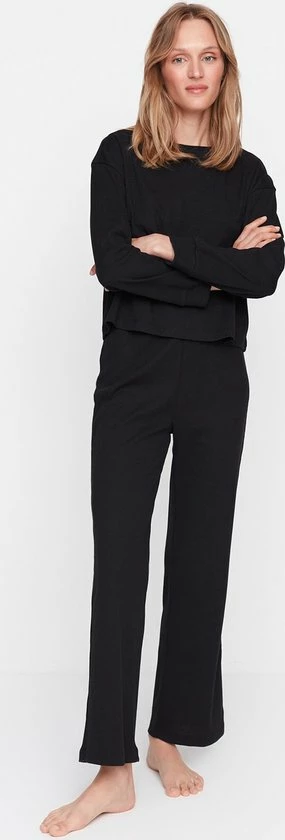 Trendyol Vrouwen Standaard Ronde Hals Pyjama Set 10 Trendyol Vrouwen Standaard Ronde Hals Pyjama Set - Afbeelding 10