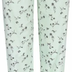 Mintkleurige, Katoenen Damespyjama Met Bloemenmotief - Bambi DISNEY / XS -Pyjama-S-Dames Winkel 289x840 10