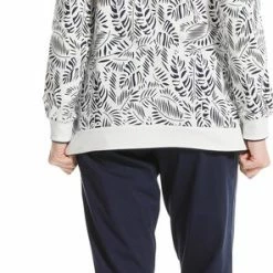 Pastunette - Winter Bloom - Pyjamaset - Wit/Blauw - Maat 48 -Pyjama-S-Dames Winkel 296x840 11