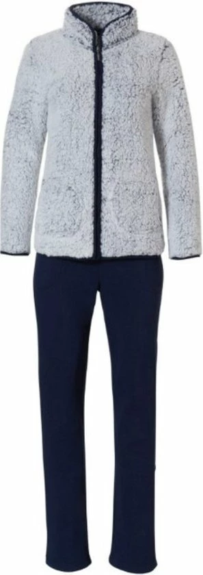 Pastunette Dames Huispak 80222-170-8 - Blauw - 48 2 Pastunette Dames Huispak 80222-170-8 - Blauw - 48 - Afbeelding 2