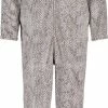 Hunkemöller Dames Nachtmode Onesie Flannel Fleece - Grijs - Maat S