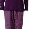 Irresistible Dames Pyjama Paars IRPYD2502A - Maten: XL