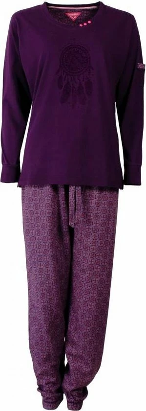Irresistible Dames Pyjama Paars IRPYD2502A - Maten: L 1 Irresistible Dames Pyjama Paars IRPYD2502A - Maten: L
