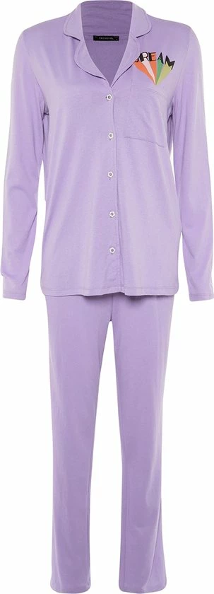 Trendyol Vrouwen Standaard Kraag Pyjama Set 7 Trendyol Vrouwen Standaard Kraag Pyjama Set - Afbeelding 7