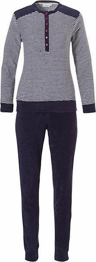Pastunette Dames Pyjamaset - Blauw - Maat 38 1 Pastunette Dames Pyjamaset - Blauw - Maat 38