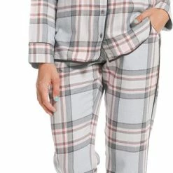 Rebelle - Joy - Pyjamaset - Grijs/Roze - Maat 40 -Pyjama-S-Dames Winkel 311x840 1