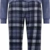 Hunkemöller Dames Nachtmode Pyjamaset Met Tas - Blauw - Maat XS
