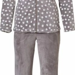 Pastunette Dames Huispak Fleece | MAAT 48 | Stip Taupe