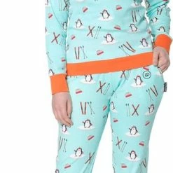 Happy Pyjamas Happy Pyjama's Dames Maat: 'S' (XS-XXL) - Super Leuke Dames Pyjama Van Katoen In Een Mooi Pinguïn Thema. Comfortabele Pyjamaset Voor Dames! -Pyjama-S-Dames Winkel 313x840 9