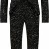 Hunkemöller Dames Nachtmode Pyjamaset - Zwart - Maat S