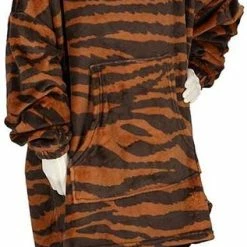 Apollo Oversized Beren Hoodie Kids | Bruin | One Size | Hoodie Jongens | Hoodie Deken | Hoodie Meisjes