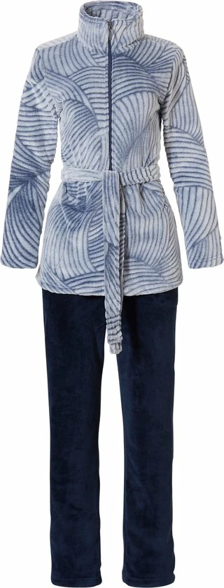 Pastunette - Winter Bloom - Huispak - Blauw - Maat 46 4 Pastunette - Winter Bloom - Huispak - Blauw - Maat 46 - Afbeelding 4