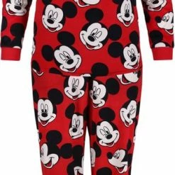 DISNEY Mickey Mouse - Rode Pyjama Voor Dames Met Lange Mouwen / XS