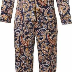 Dames Pyjama Satijn Pastunette De Luxe 25212-316-6 - Blauw - 50 -Pyjama-S-Dames Winkel 322x840 6