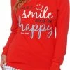 Doctor Nap Familie Pyjama Dames Volwassenen | Lange Mouw Lange Broek | Kerst Winter Matching Gezin Pyama | Happy Smile Red PM.4533 M