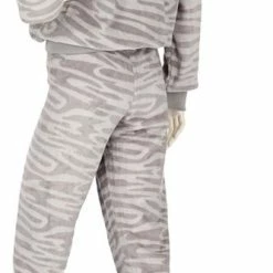 Apollo Huispak Dames | Zebra Print | Grijs | Maat L/XL | Huispak Dames Volwassenen Fleece | Joggingpak Dames -Pyjama-S-Dames Winkel 333x840 1