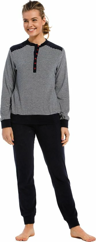 Pastunette Dames Pyjamaset - Blauw - Maat 40 1 Pastunette Dames Pyjamaset - Blauw - Maat 40