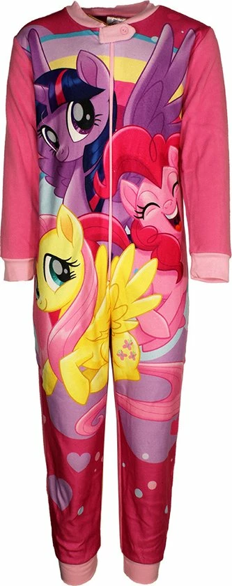 My Little Pony Kids Fleece Onesie Pyjama Lichtroze 1 My Little Pony Kids Fleece Onesie Pyjama Lichtroze