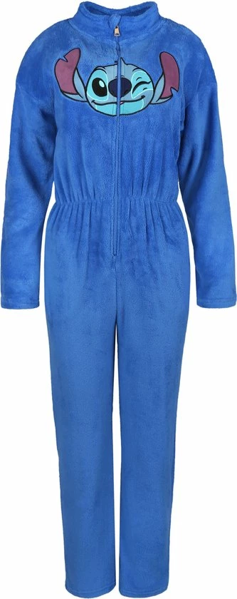Stitch Disney - Eendelige Pyjama Voor Dames / Slaapjumpsuit Voor Dames, Rits / XL 1 Stitch Disney - Eendelige Pyjama Voor Dames / Slaapjumpsuit Voor Dames, Rits / XL