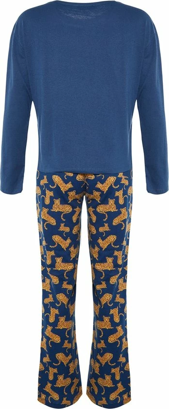 Trendyol Vrouwen Standaard Ronde Hals Pyjama Set 4 Trendyol Vrouwen Standaard Ronde Hals Pyjama Set - Afbeelding 4