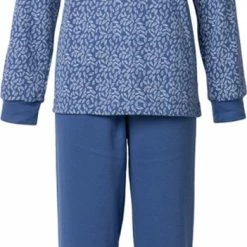 Dames Pyjama Lunatex Double Jersey Navy XL
