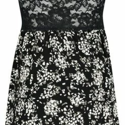 Hunkemöller Dames Nachtmode Slipdress Nora Lace - Zwart - Maat M -Pyjama-S-Dames Winkel 373x840 1