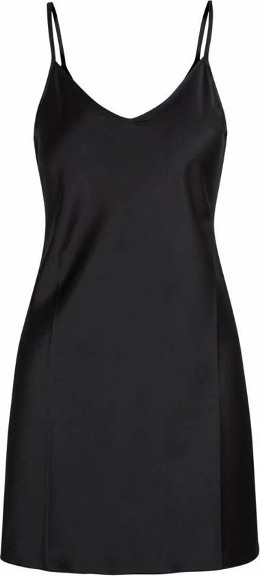 LingaDore - Satin Chemise Zwart - Maat M - Zwart - Dames - Nachtjurk - Nachthemd - Nachtjapon 1 LingaDore - Satin Chemise Zwart - Maat M - Zwart - Dames - Nachtjurk - Nachthemd - Nachtjapon