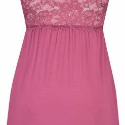 Hunkemöller Dames Nachtmode Slipdress Nora Lace - Roze - Maat S -Pyjama-S-Dames Winkel 382x840 2