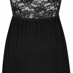 Hunkemöller Nachtmode Dames Slipdress Nora Lace - Zwart - Maat M -Pyjama-S-Dames Winkel 384x840 4