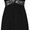 Hunkemöller Nachtmode Dames Slipdress Nora Lace - Zwart - Maat M